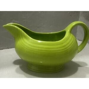 FIESTA CHARTREUSE Green Gravy Boat COLOR Retired